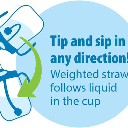 Brown's Milestones Baby's First Straw Cup, Training Cup with Weighted — Beauty & Self-Care