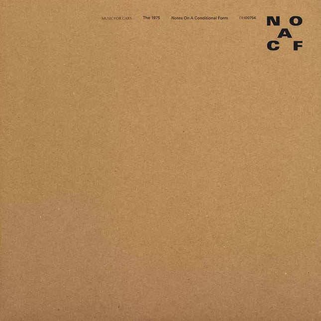 Notes On A Conditional Form [Clear 2 LP]