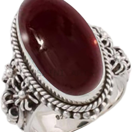925 Sterling Silver Ring For Women & Men, Natural Blue Copper Turquoise — Home & Lifestyle