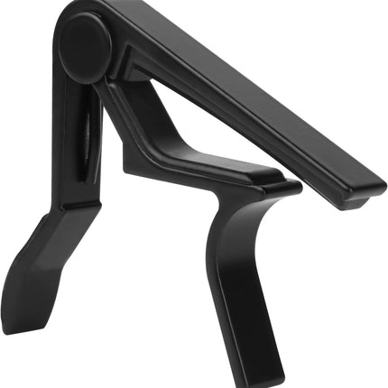 Black Clip Capo for 6-String Acoustic and Electric Guitar and Ukulele
