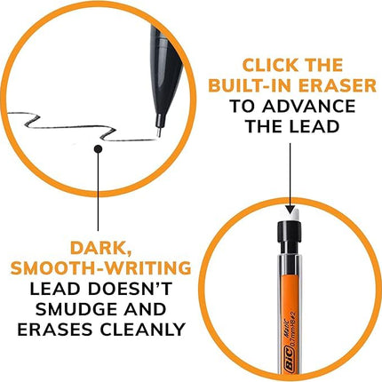 Xtra Smooth 0.7 mm Refillable Mechanical Pencils, 40-Count Pack