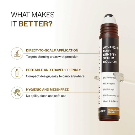 Advanced Hair Density Roll-On, 25ml