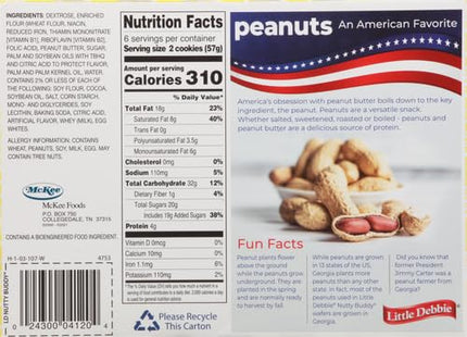 Peanut Butter Creme Fudge Wafer Bars, 12 Count