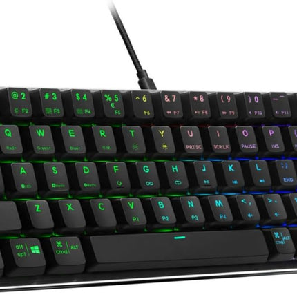 NexWave OndaNex Cooler Master SK620 60% Gunmetal Mechanical Keyboard with Low Profile Red — Smart Tech