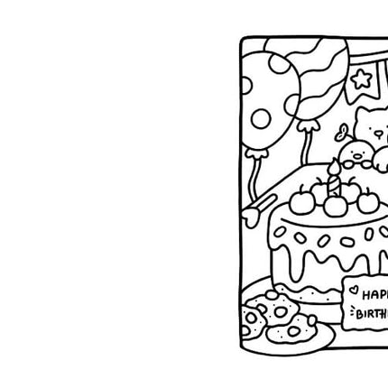 Cozy Cuties: Coloring Book for Adults and Kids