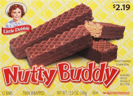 Peanut Butter Creme Fudge Wafer Bars, 12 Count