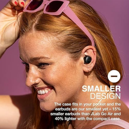True Wireless In-Ear Bluetooth Earbuds with Microphone, USB-C Charging Case, 35H Playtime, Dual Connect, EQ3 Sound, Black