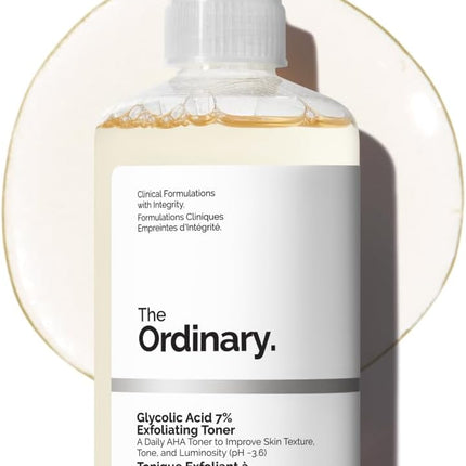 Glycolic Acid 7% Exfoliating Toner - Brightening and Smoothing Daily Toner — Beauty & Self-Care