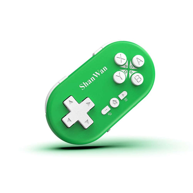 Bluetooth Keychain-Sized Mini Gamepad Controller - Green