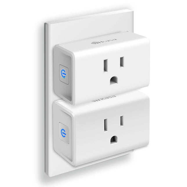 Ultra Mini 15A Smart Wi-Fi Plug 2-Pack, White