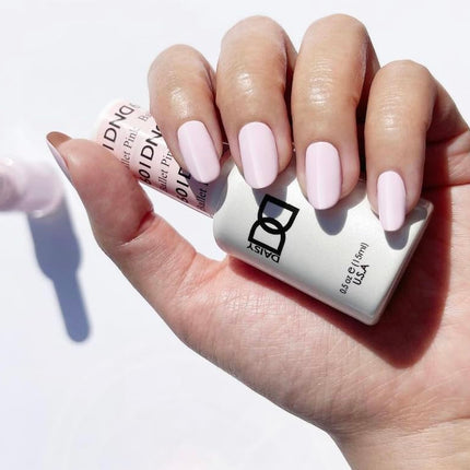 Pink Gel Polish and Air Dry Nail Lacquer Duo, 601 Ballet Pink, 0.5 Fl Oz