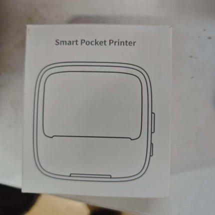 Portable Inkless Bluetooth Sticker Printer - Gray