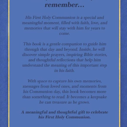 SourceToHome FuenteACasa My First Holy Communion Bible and Prayers for Boys: A Special Gift with — Home & Lifestyle