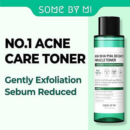 SOME BY MI Miracle Toner ingredients AHA BHA PHA formula