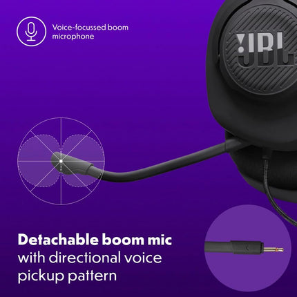 Quantum 100M2 - Wired Over-Ear Gaming Headset with omnidirectional — Smart Tech