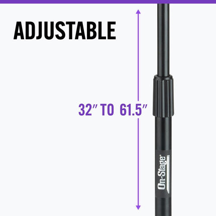 Euro Boom Microphone Stand for Vocal and Instrument Mics
