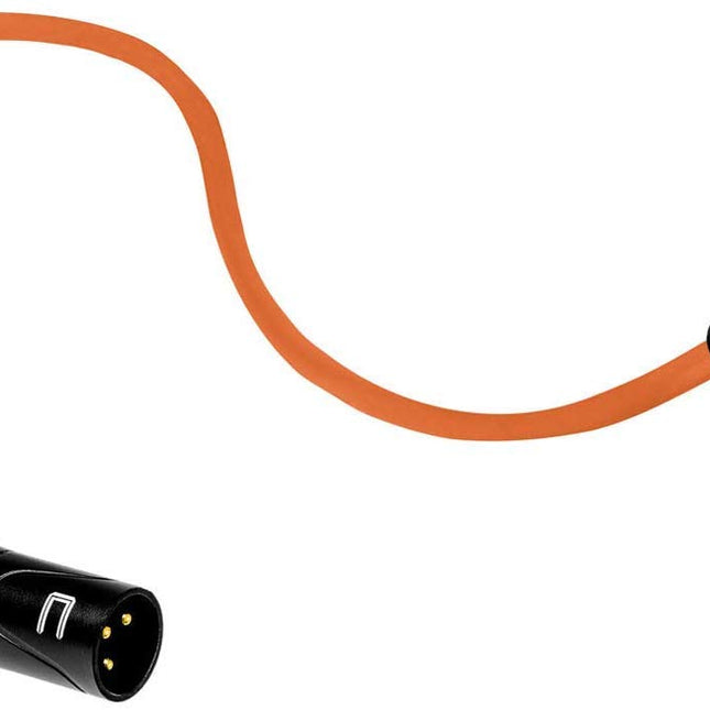 Balanced XLR Cable Male to Female - 6 Feet Orange