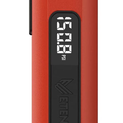 Digital Tire Pressure Gauge, 3-200 PSI, Industrial Accuracy, Vivid Orange
