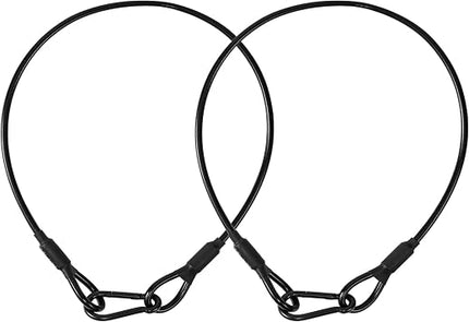 2-Pack Safety Security Cables for DJ Stage Lighting