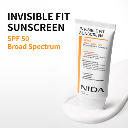 Invisible Fit SPF 50 Broad Spectrum Facial Sunscreen, 1.69 fl. oz.