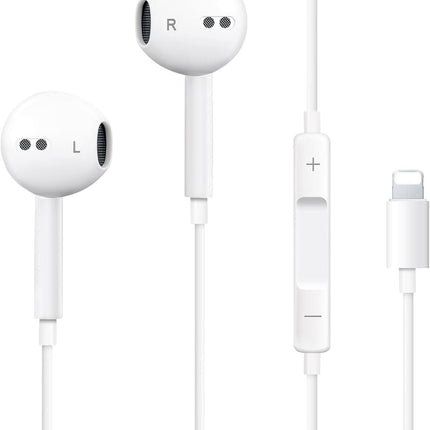 Wired Phone Earbuds with Mic and Volume Control