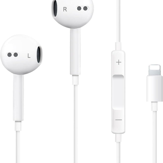 Wired Phone Earbuds with Mic and Volume Control