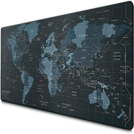 XL world map mouse pad - full view
