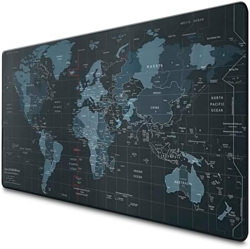 XL world map mouse pad - full view
