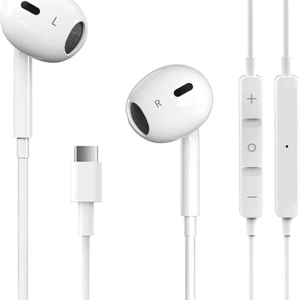 NexWave OndaNex USB C Headphones for iPhone 17/16/15 Pro Max Plus Type C Earphones with — Smart Tech