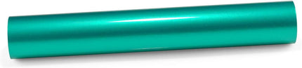 60" x 60" Teal Gloss Metallic Vinyl Wrap Film with Air Release and Tool Kit