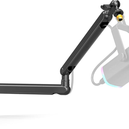 Low Profile Adjustable Microphone Boom Arm with Desk Clamp