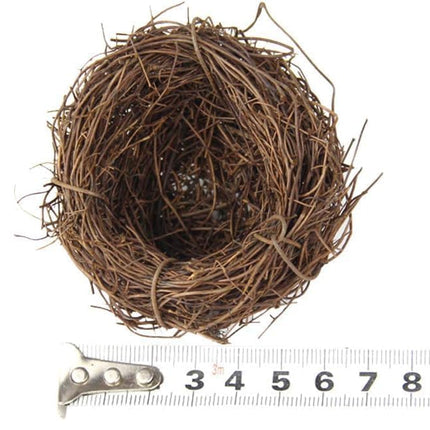 2-Piece Easter Bird Nest Decoration Prop, 6 cm