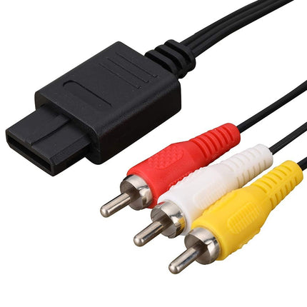 6-Foot Composite AV Video Cord for Classic TV Game Consoles