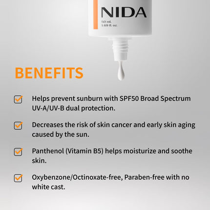 Invisible Fit SPF 50 Broad Spectrum Facial Sunscreen, 1.69 fl. oz.