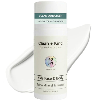 Kids Mineral Sunscreen SPF 40 Vanilla for Sensitive Skin