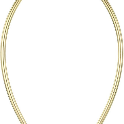 8 Inch Gold Tone Lamp Harp Kit with Finial
