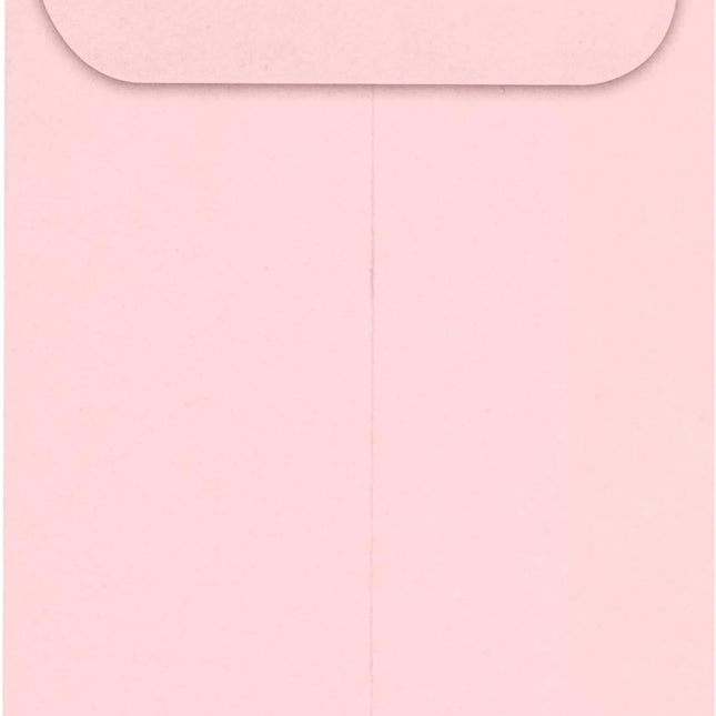 Candy Pink Coin Envelopes, 2 1/4 x 3 1/2 Inch, 50 Count