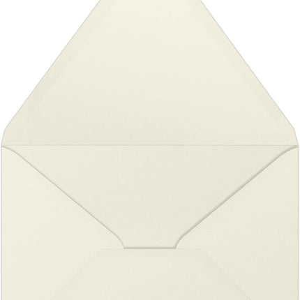 A7 Contour Flap Invitation Envelopes | 5 1/4" x 7 1/4" | Natural | 70lb Text | 50 Qty