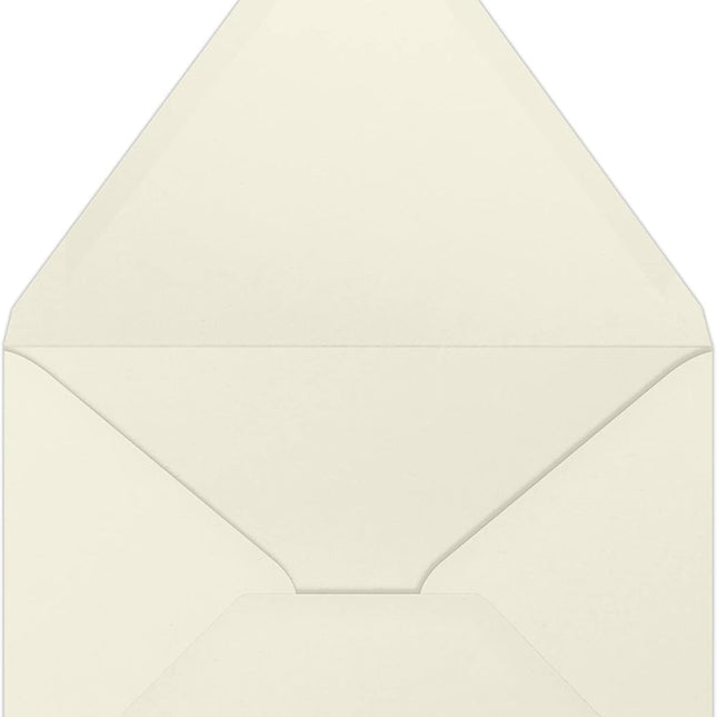 A7 Contour Flap Invitation Envelopes | 5 1/4" x 7 1/4" | Natural | 70lb Text | 50 Qty