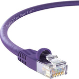 Purple Booted Cat 6 UTP Cable, 3 ft