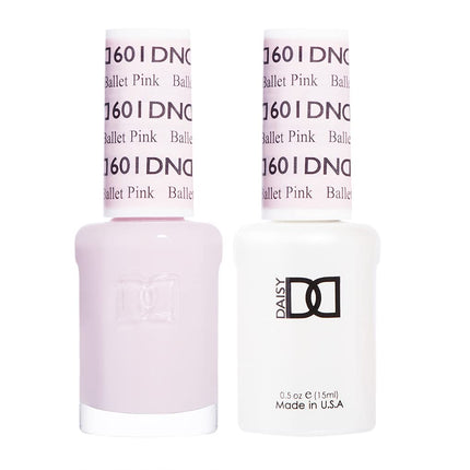 Pink Gel Polish and Air Dry Nail Lacquer Duo, 601 Ballet Pink, 0.5 Fl Oz