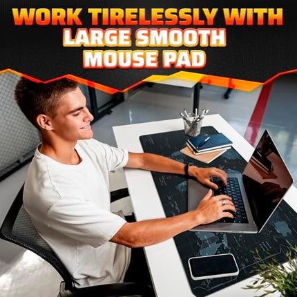 XL mouse pad - in use view