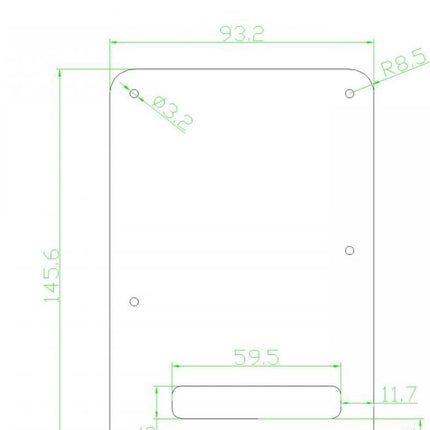 6-Hole Guitar Tremolo Back Plate Cover