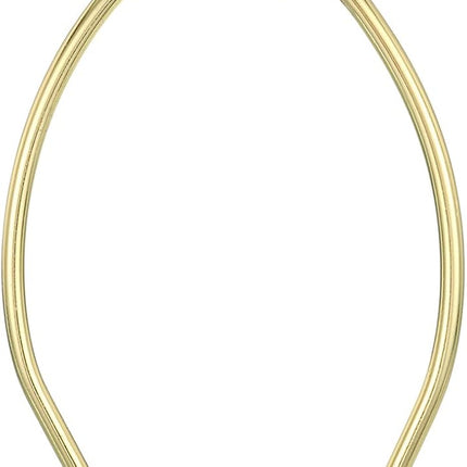 6 Inch Gold Tone Lamp Harp Kit with Finial