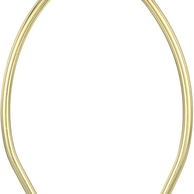 6 Inch Gold Tone Lamp Harp Kit with Finial