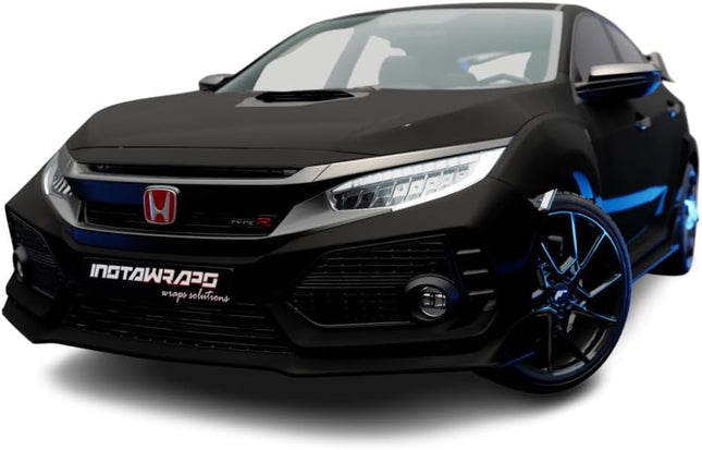Matte Deep Black Automotive Vinyl Wrap Sample | M22 | 3 in x 5 in