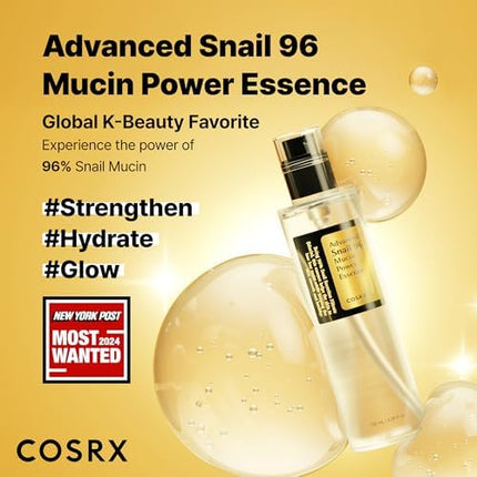 COSRX Snail Mucin 96% Power Repairing Essence, 3.38 fl.oz