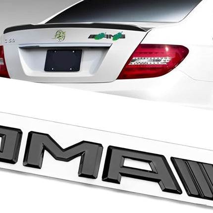 DriveForge ForjaRuta Car Emblem for Trunk lid Rear ABS Material Compatible with AMG car Badge car — Auto & Moto