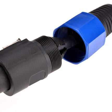 2-Pack 7mm Twist-Lock Speaker Audio Amplifier Cables
