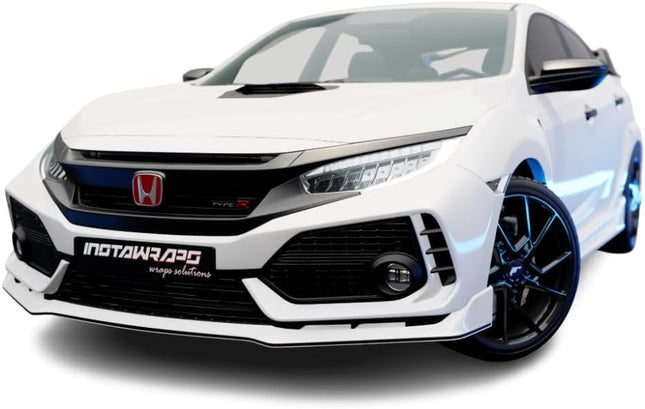 Gloss White Automotive Vinyl Wrap Sample | G10 | 3 in x 5 in